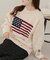イギリス＆アメリカ国旗ニット
