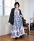 【India series】【WEB限定】インドコットン総花柄ワンピース