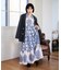 【India series】【WEB限定】インドコットン総花柄ワンピース