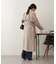 フェイクウールトレンチコート