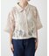 【春夏トレンドキーワード/lace】ショート丈レースシャツ