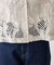 【春夏トレンドキーワード/lace】ショート丈レースシャツ