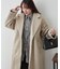 袖タックチェスターコート