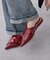 【WEB限定】カシュクール風ポインテッドトゥミュール