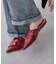 【WEB限定】カシュクール風ポインテッドトゥミュール