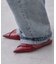 【WEB限定】カシュクール風ポインテッドトゥミュール