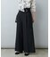 【natural couture】Dカンベルト付きアシメハイウエストパンツ