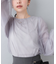 【natural couture】チュールギャザートップス