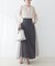 【natural couture】チュールコンビスカート