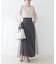 【natural couture】チュールコンビスカート