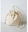 【WEB限定】パール巾着２WAYショルダーバッグ