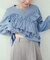 【natural couture】アシメフリルブラウス
