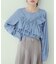 【natural couture】アシメフリルブラウス