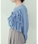 【natural couture】アシメフリルブラウス