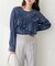 【natural couture】アシメフリルブラウス