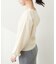 【natural couture】レース衿Ｖネックプルオーバー