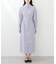 【natural couture】カラーストライプシャツワンピース