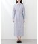【natural couture】カラーストライプシャツワンピース