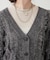 【2025SS】フリンジニットＶカーディガン