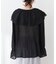 【natural couture】シアーフリンジケープカラーブラウス