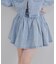 【春の新作】【OUTLET限定】デニムベルト付きプリーツミニスカート