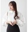 【春の新作】【ON・OFF問わず着まわせる】後レースアップＡラインブラウス