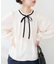 【natural couture】リボン付きマルチWAYブラウス