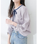 【natural couture】リボン付きマルチWAYブラウス