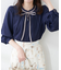 【natural couture】リボン付きマルチWAYブラウス