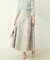 【natural couture】フラワージャガードスカート