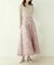 【natural couture】フラワージャガードスカート