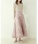 【natural couture】フラワージャガードスカート