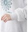 【春の新作】【OUTLET限定】花刺繍スウェットプルオーバー