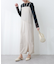【natural coutureカットジョーゼットペンシルキャミソールワンピース