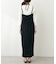 【natural coutureカットジョーゼットペンシルキャミソールワンピース