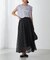 《上品見え・主役級スカート》【RMAF】ドットギャザースカート