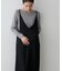 【natural couture】ダブルストラップキャミワンピース