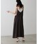 【natural couture】ダブルストラップキャミワンピース