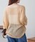 【WEB限定】モヘアタッチ透かしニット