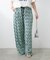 【WEB限定】総柄レーヨンイージーパンツ