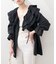【natural couture】ラッフルレース衿チュニックブラウス