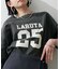 【LARUTA】LARUTA25:7分袖２WAYロゴロンT