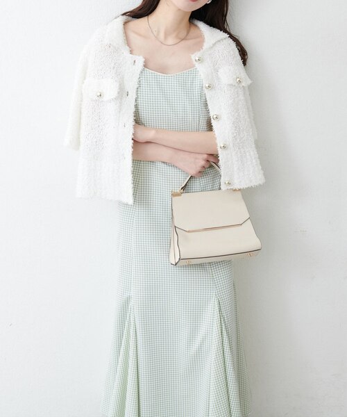 natural couture 裾ボリュームシアーキャミワンピース mizumami】裾ボリュームシアーキャミワンピース | natural