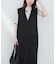 【natural couturカットジョーゼットＶネックワンピース