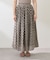 【インド綿100%】ボイルプリントスカート