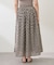 【インド綿100%】ボイルプリントスカート