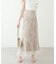 【natural couture】＜ｏｓｏｎｏ＞長さ変えれる配色レーススカート