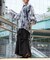 【Mavie..7】後ろレースアップサテンタックスカート