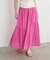 【LARUTA】コットンボイルイレギュラー切替スカート