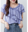 マルチウェイオフショルフリルTシャツ